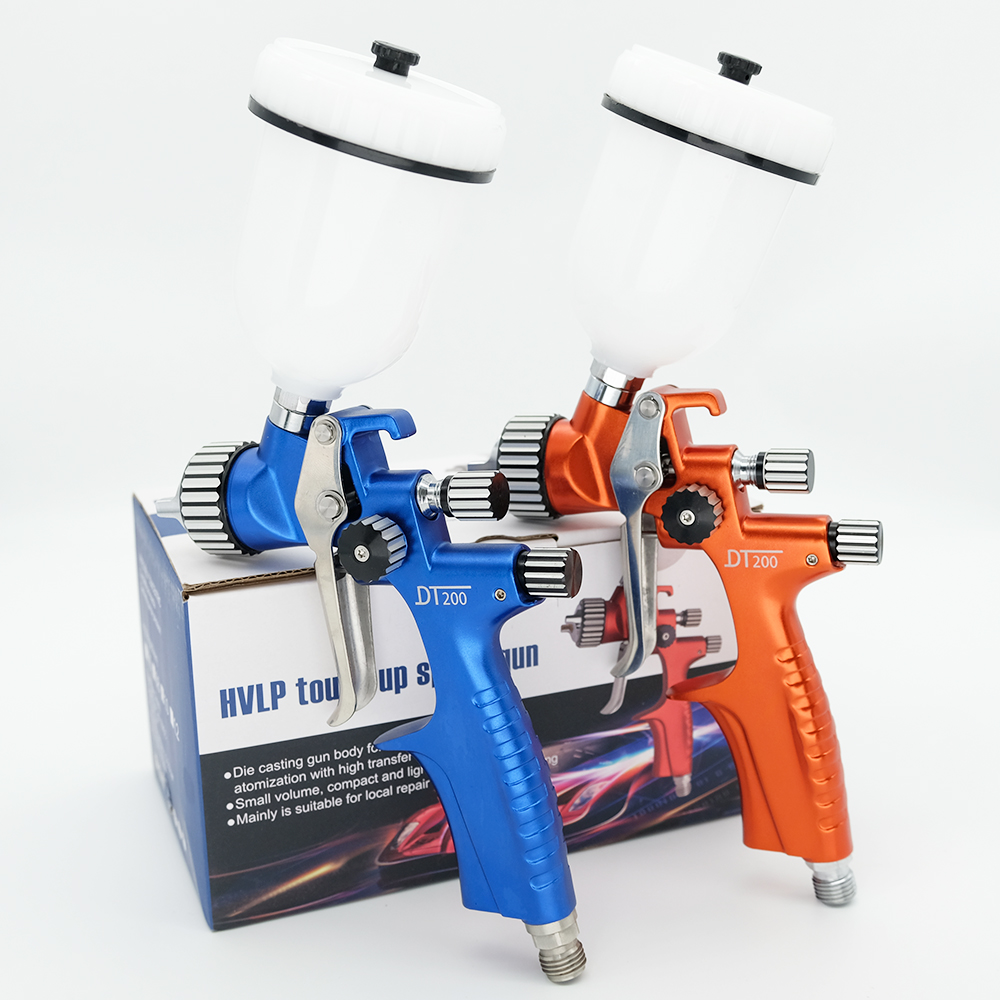 Airbrush Kit With Mini Compressor - New 0.5mm/0.8mm/1.0mm/1.2mm Nozzle Professional HVLP Mini
