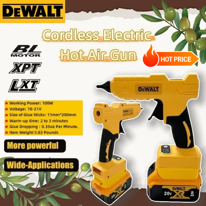 Hot Melt Glue Gun Cordless - Dewalt Cordless Electric Handheld Hot Glue