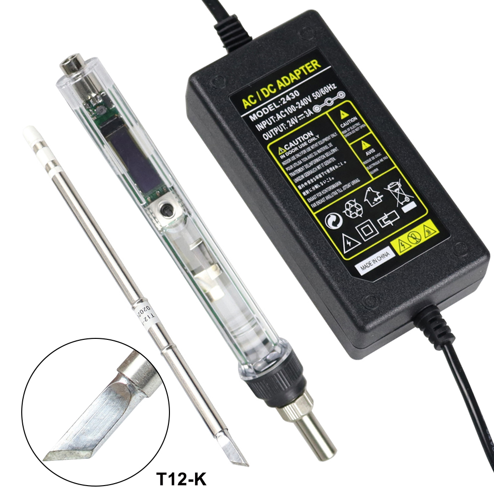 Digital Soldering Station T12 - T12 Electric Soldering Iron Kit DC