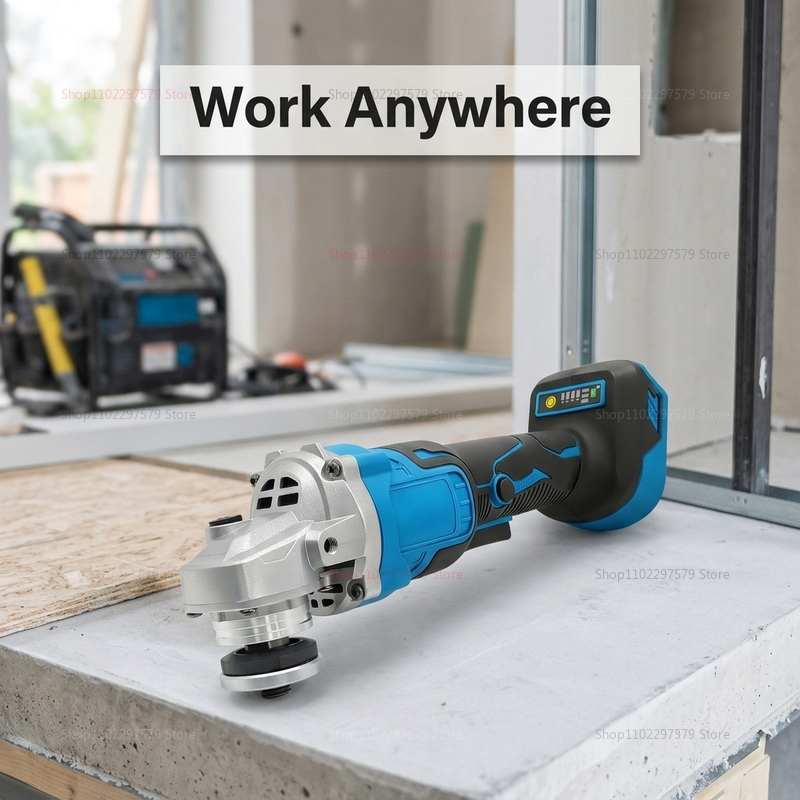 Brushless Angle Grinder Battery Powered - Professional 18V Brushless Angle Grinder, Cordless
