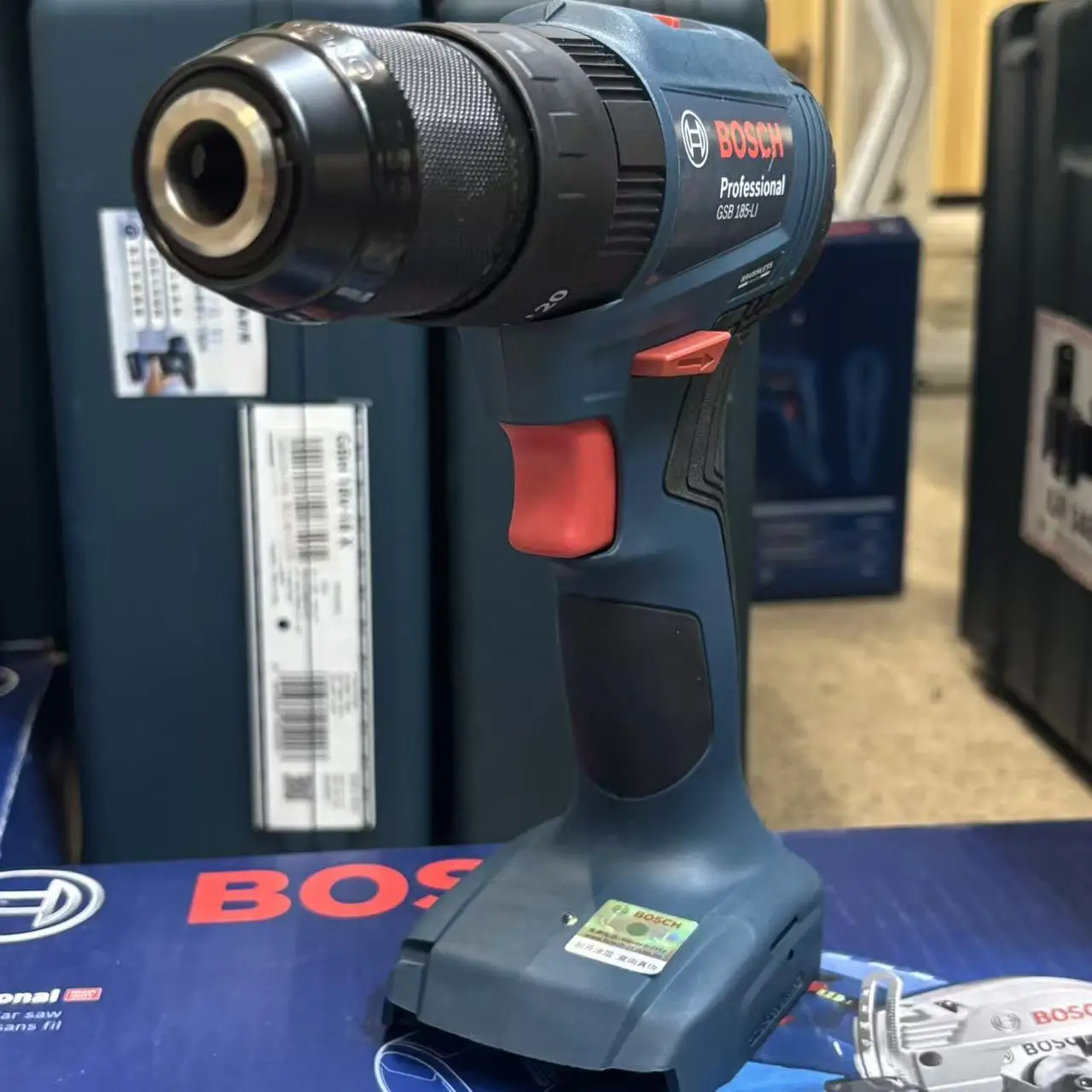 Brushless Cordless Electric Drill 18V - BOSCH GSB 185-LI Brushless Cordless Impact
