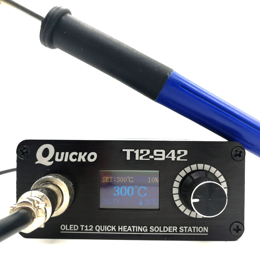 Digital Soldering Station T12 - QUICKO MINI T12 STC OLED Digital