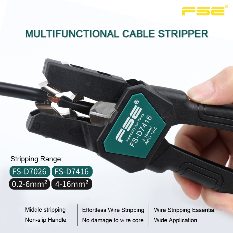 Automatic Wire Stripper Cutter - FSE-D7026 Cable Stripper - Professional Electrician