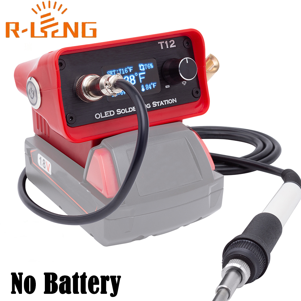 Digital Soldering Station T12 - OLED T12 Soldering Iron Station Adjustable