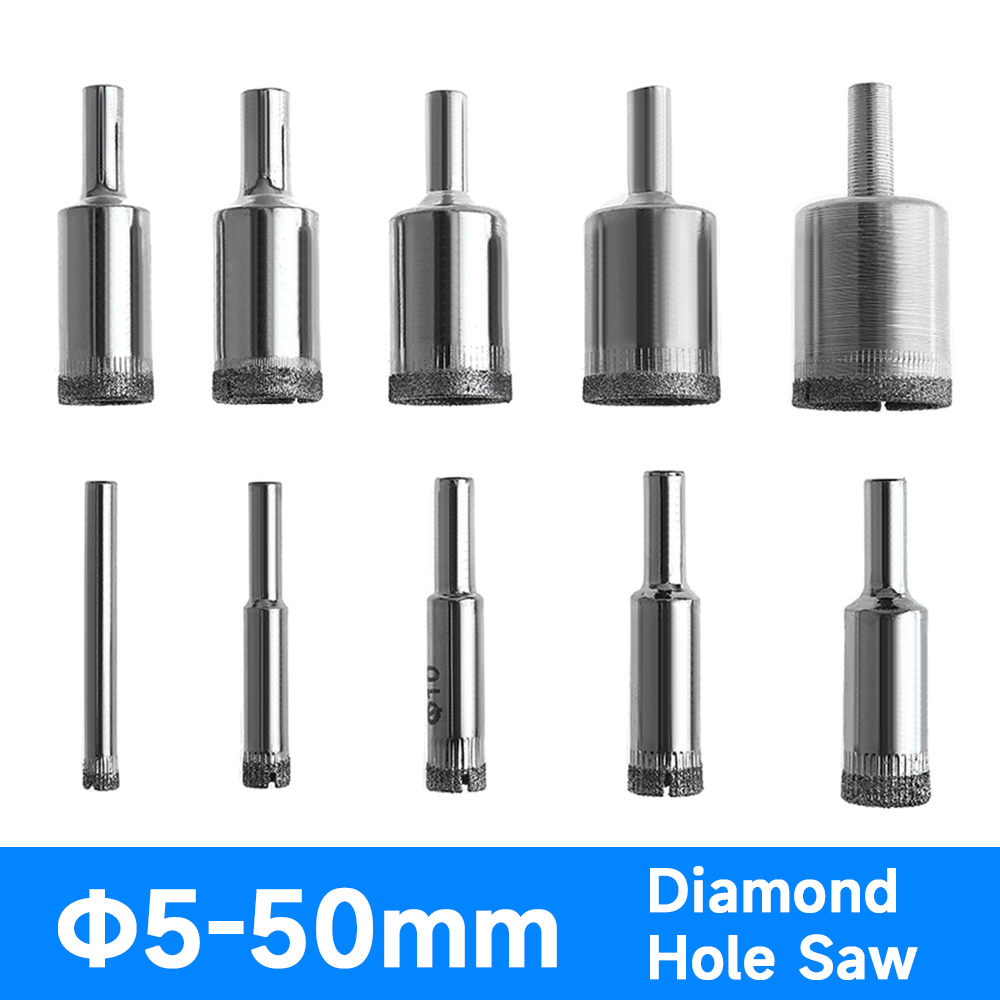 Reciprocating Saw Attachment Drill - 5-50mm Glass Hole Saw Tiles Ceramic
