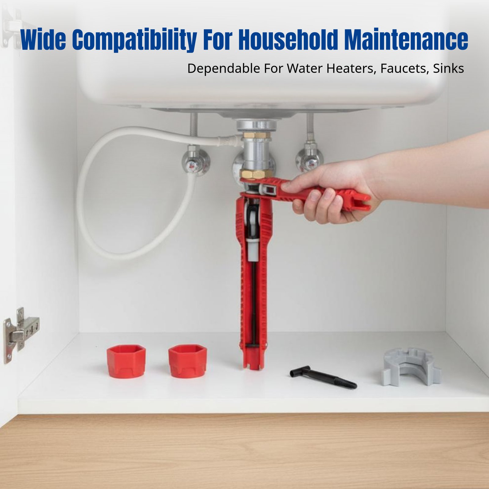 Plumbing - Plumbing Sink Wrench, Multifunctional Plastic Tool,