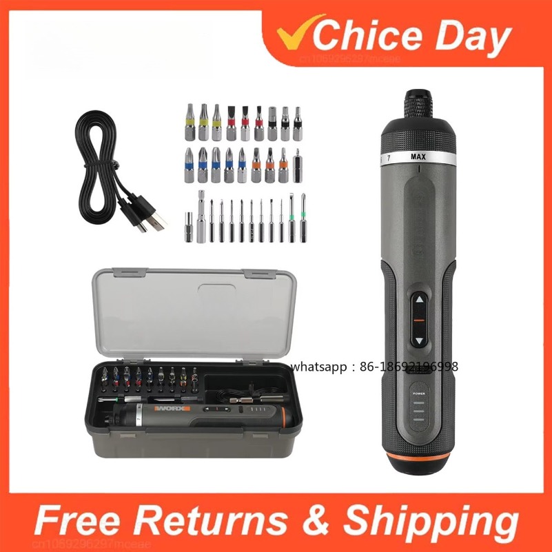 Electric Screwdriver Rechargeable Usb - 30 Bit Sets Power Tools WX242