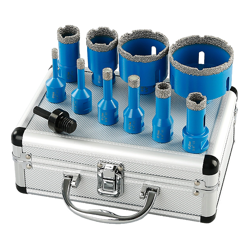 Reciprocating Saw Attachment Drill - LOZLIN 10Pcs Brazed Diamond Dry Drill