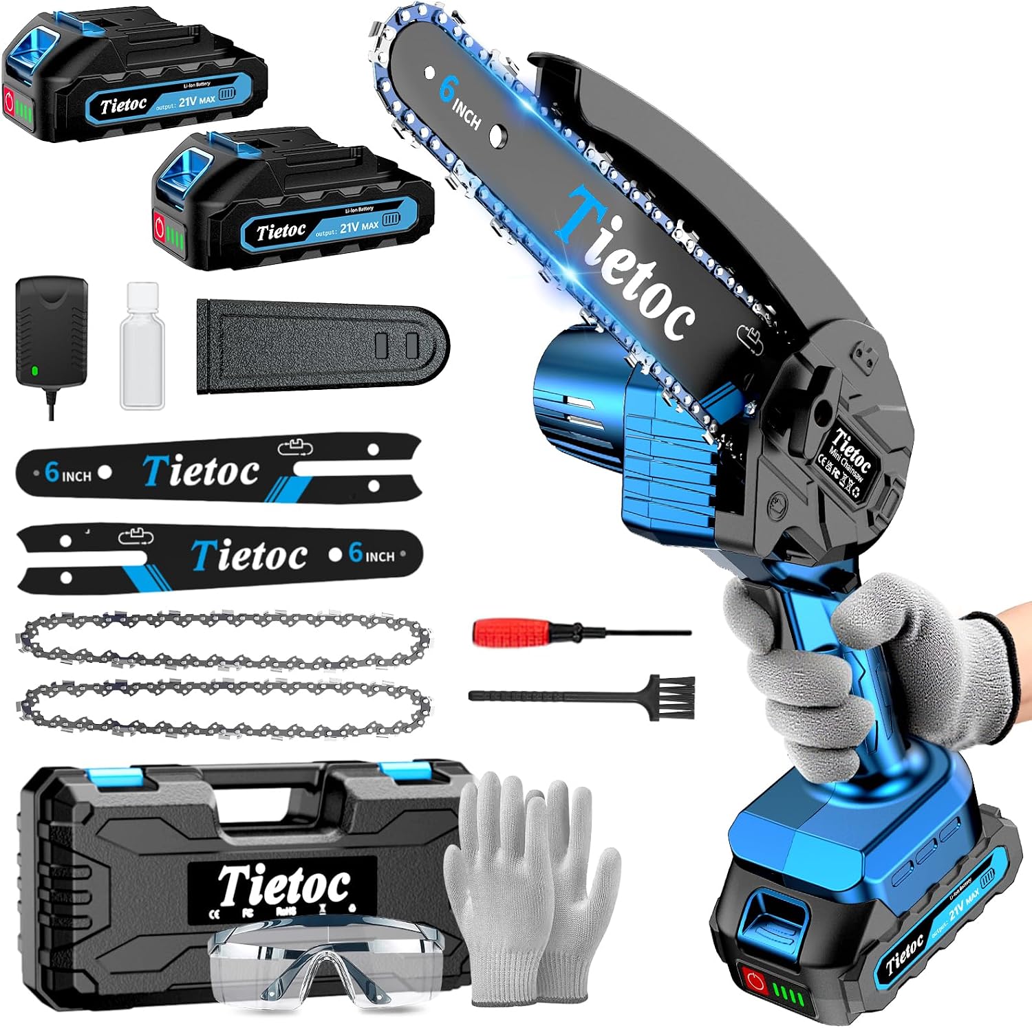 Mini Electric Chainsaw 6 Inch - Mini Chainsaw, 6 Inch Chain Saw