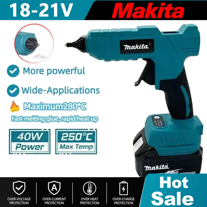 Hot Melt Glue Gun Cordless - Makita Cordless Electric Hot Melt Glue