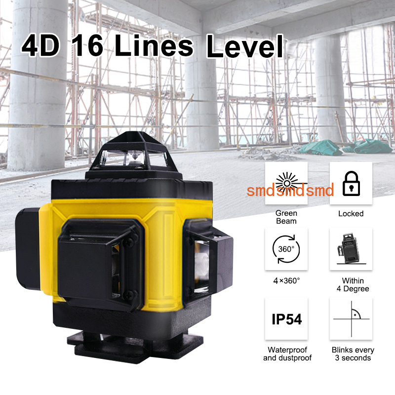 16 Lines 4D Laser Level Horizo - огляд і ціна Laser Level 16 Lines 4D Green