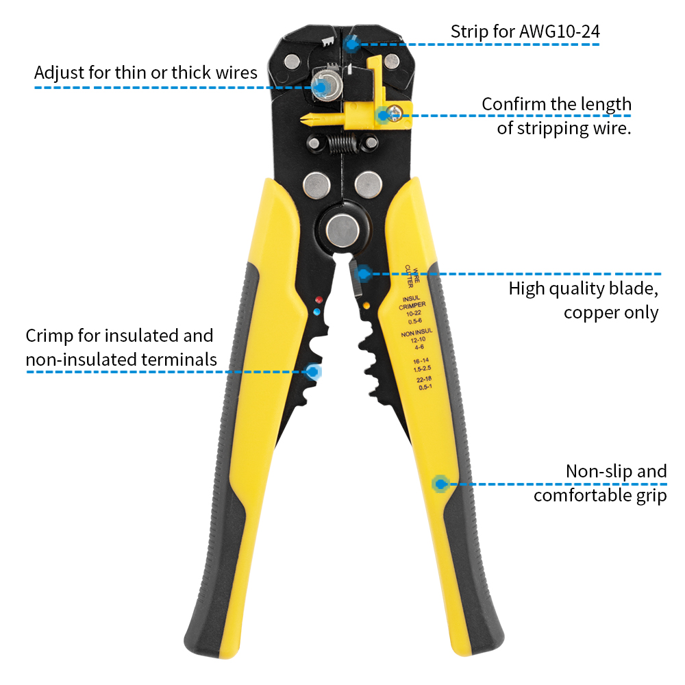 Wire Stripper Tools Multitool  - огляд і ціна Automatic Wire Stripper Cutter