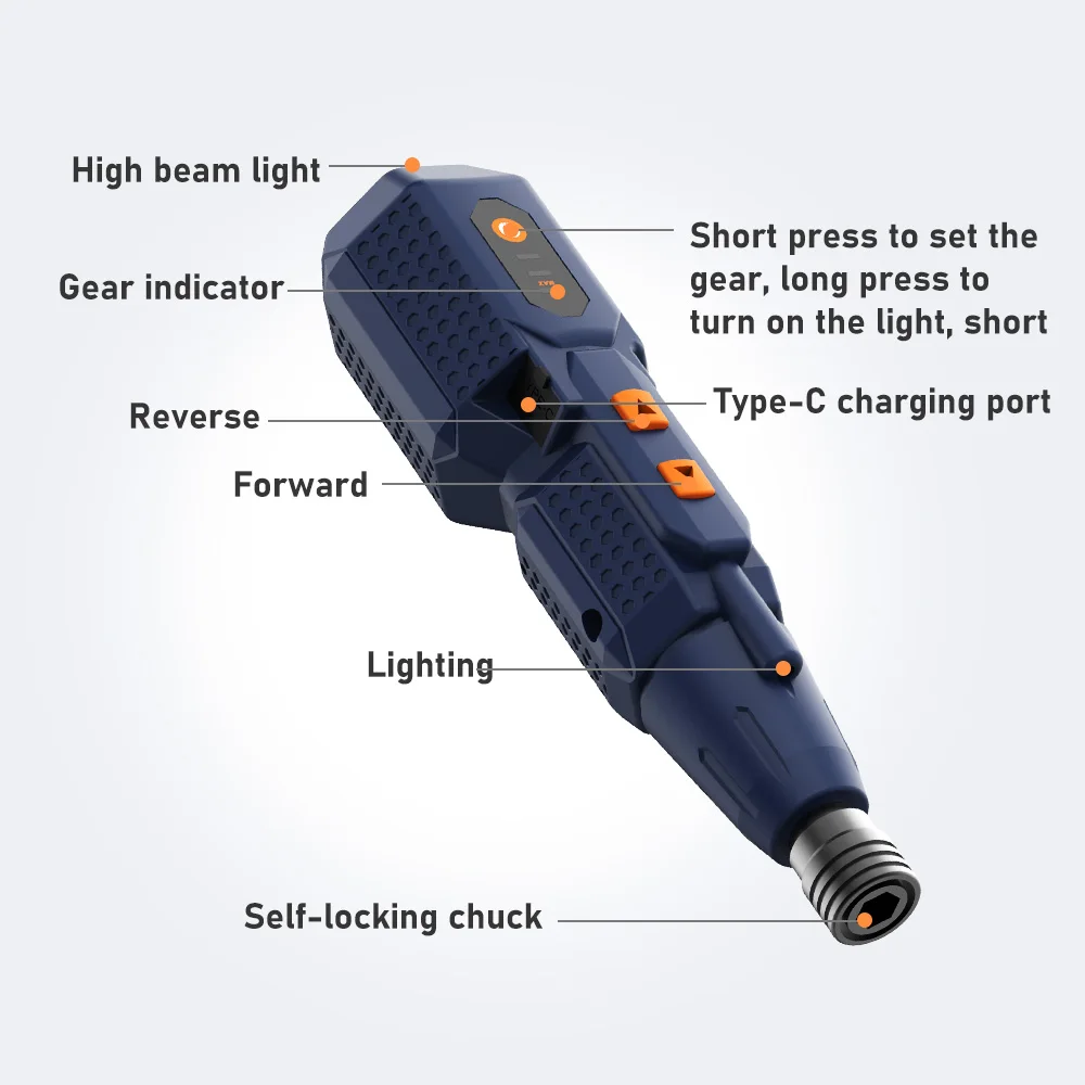 Cordless Electrical Screwdrive - огляд і ціна Electric Screwdriver Rechargeable Usb
