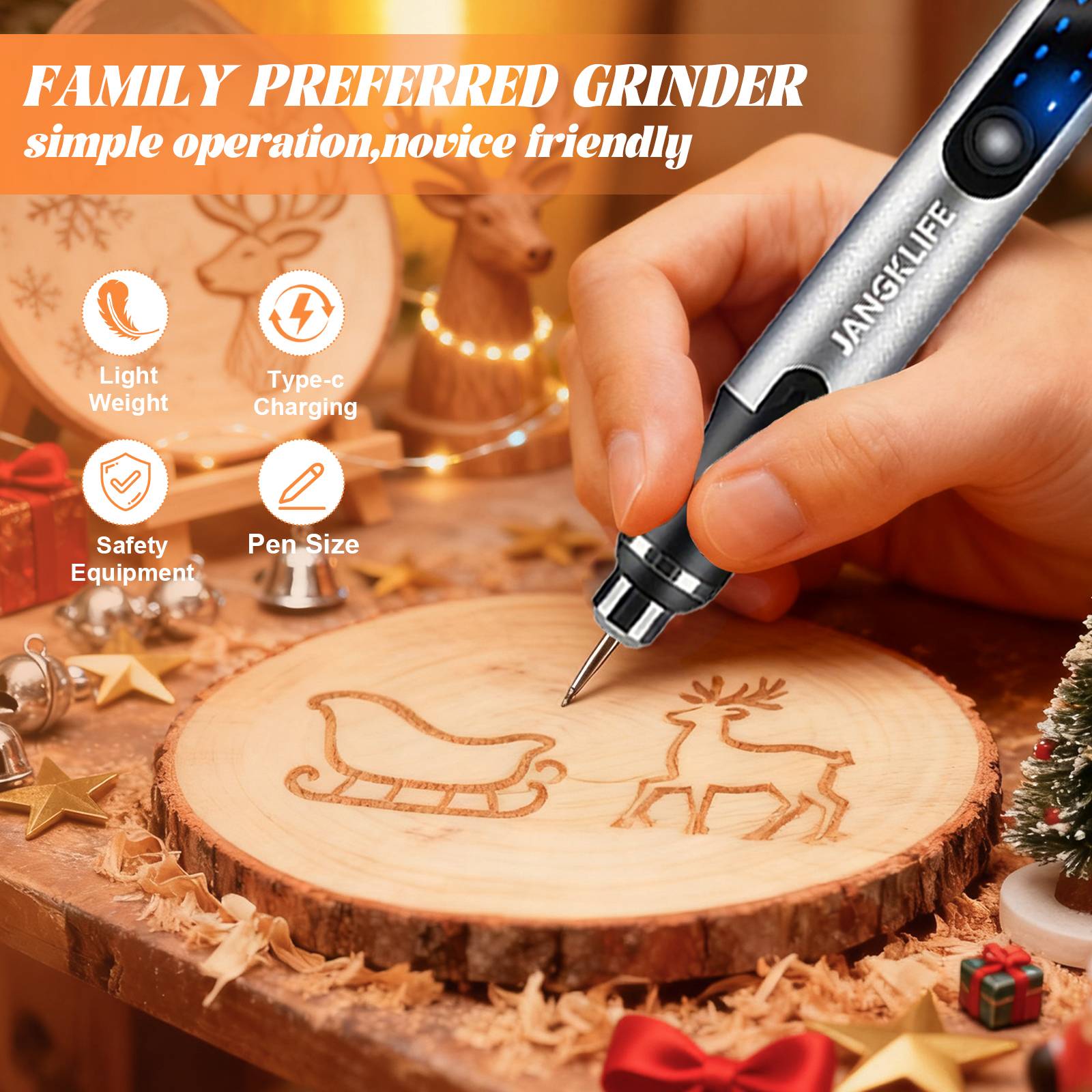JANGKLIFE USB Cordless Rotary  - огляд і ціна Cordless Rotary Tool Kit Accessories