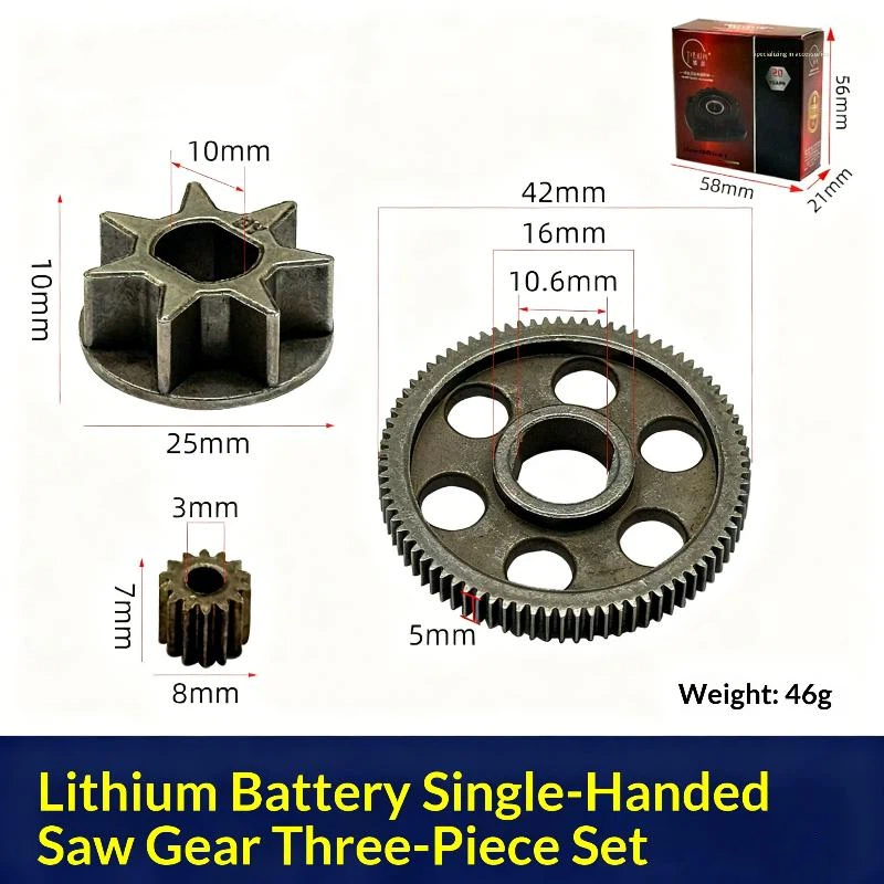 3Pcs DIY Accessories Fit 4/6 I - огляд і ціна Mini Electric Chainsaw 6 Inch