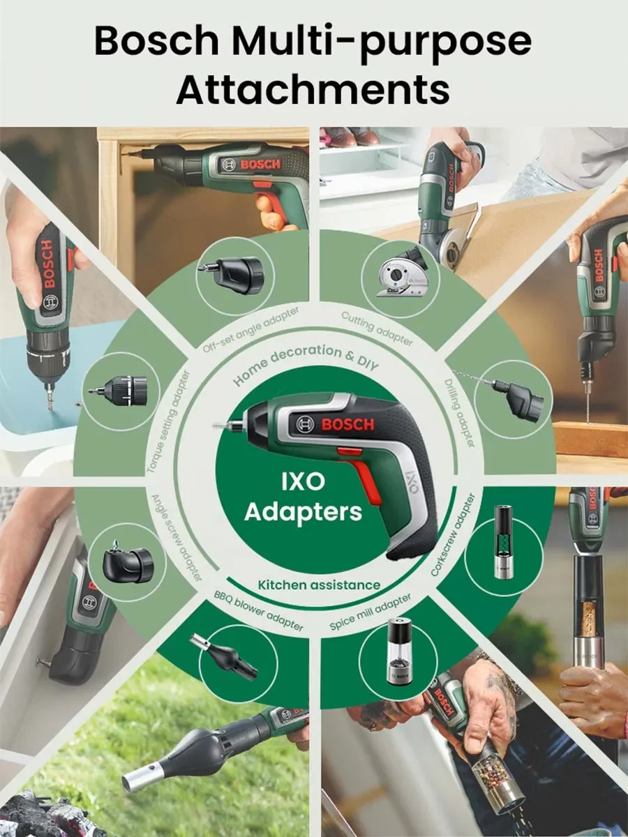Bosch Cordless Electric Screwd - огляд і ціна Electric Screwdriver Rechargeable Usb