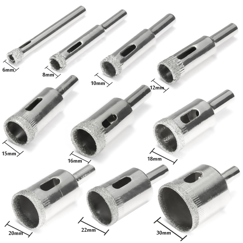 10/15pcs Set Tile drill bit Se - огляд і ціна Reciprocating Saw Attachment Drill
