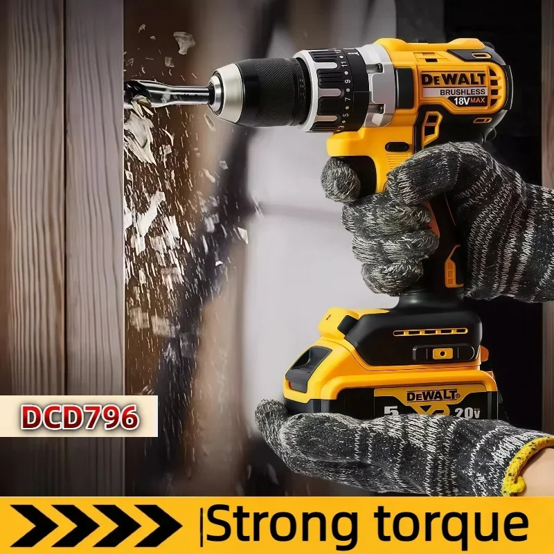 Dewalt Cordless DCD796 Impact  - огляд і ціна Brushless Cordless Electric Drill 18V