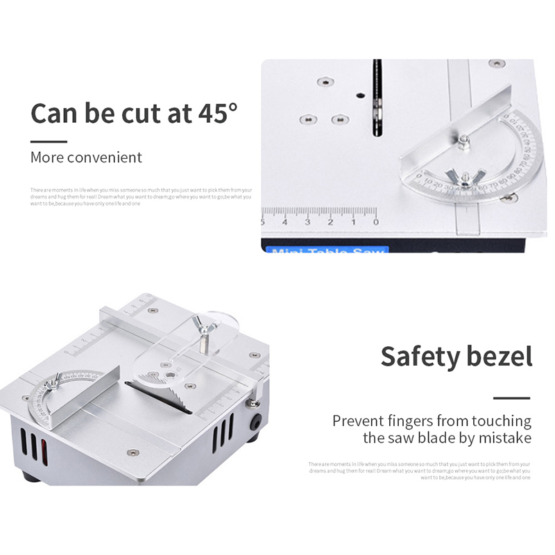 Mini Table Saw 96W 5000RPM Woo - огляд і ціна Mini Table Saw For Woodworking
