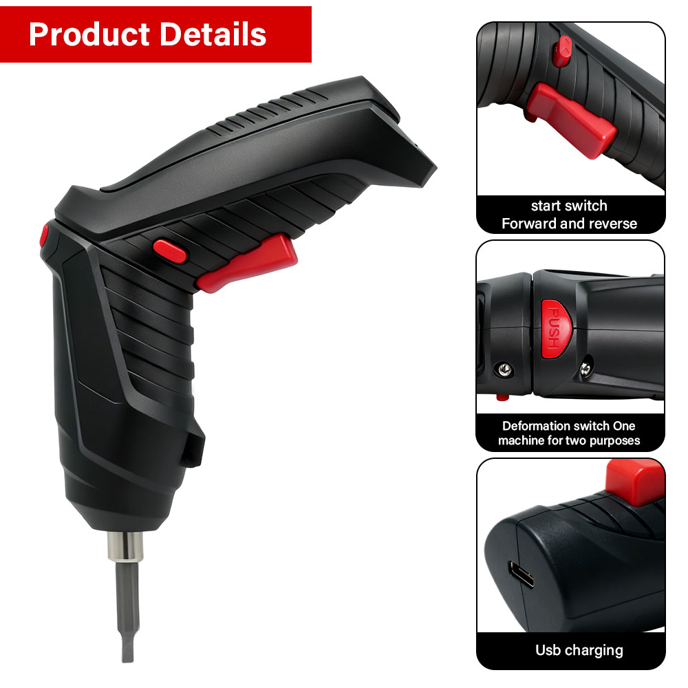 Multifunctional 3.6V Rechargea - огляд і ціна Electric Screwdriver Rechargeable Usb