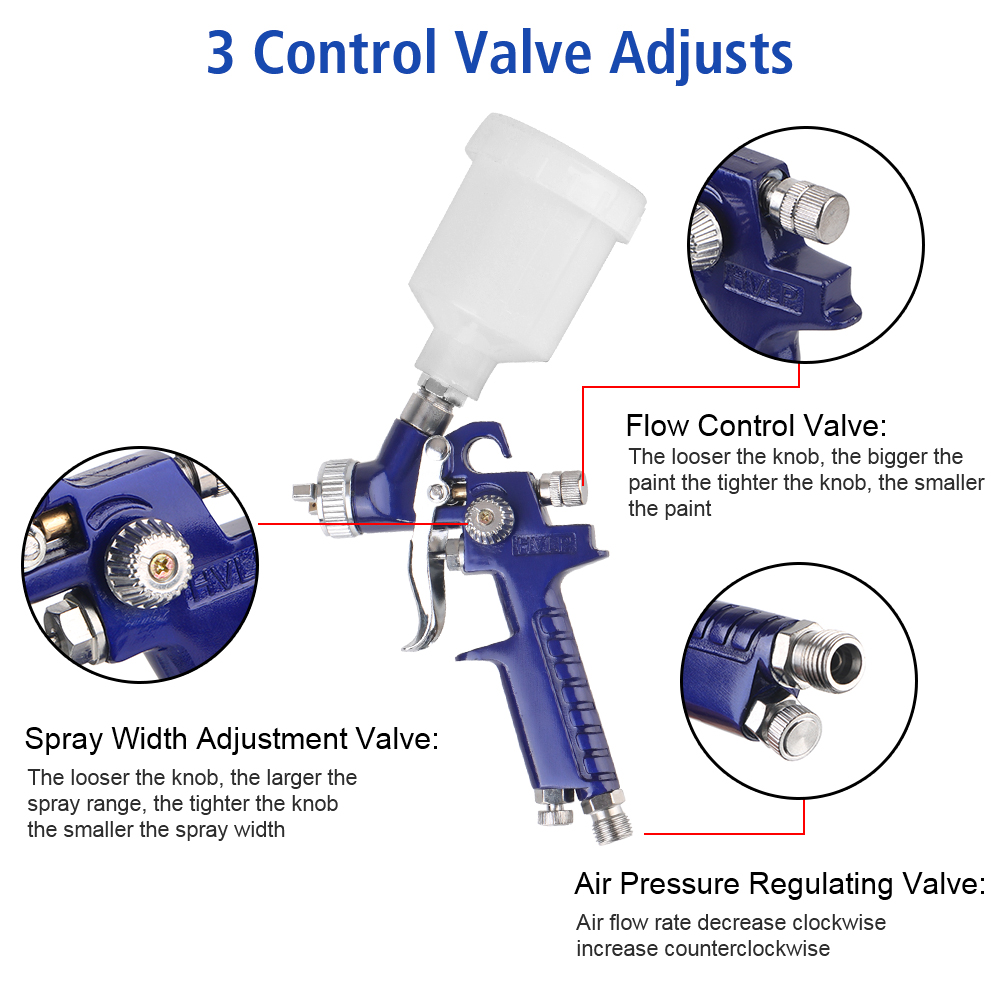 Mini Air Paint Spray Guns Mini - огляд і ціна Airbrush Kit With Mini Compressor
