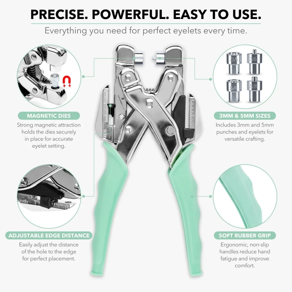 Grommet Tool Kit Handheld Hole - огляд і ціна Hand Tools