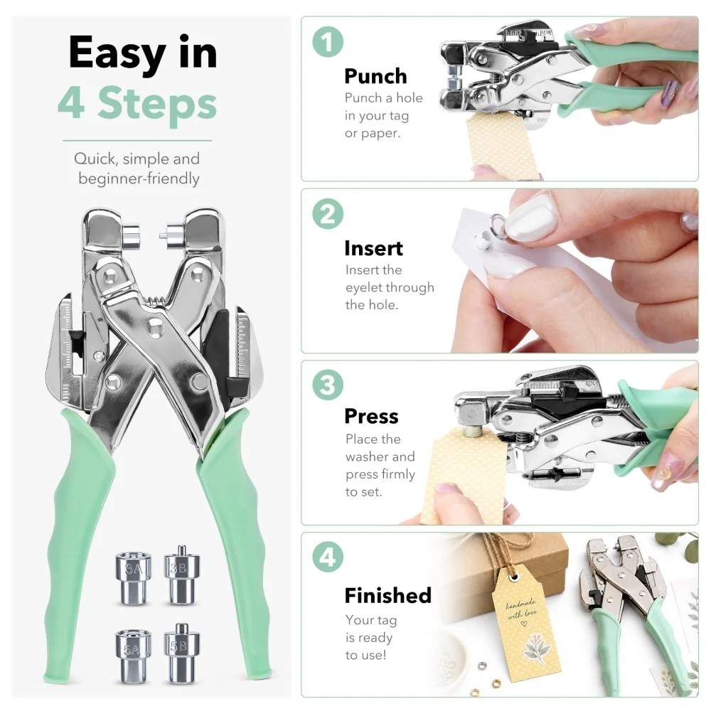 Grommet Tool Kit Handheld Hole - огляд і ціна Hand Tools