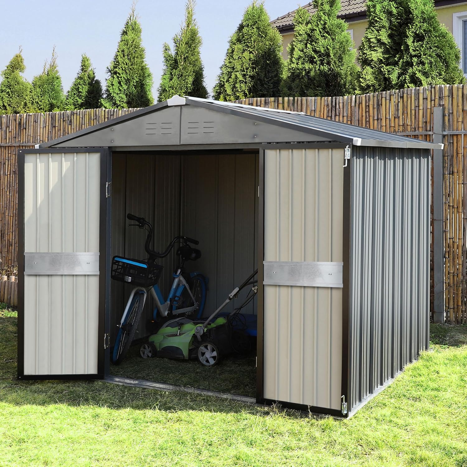 10' x 10' Outdoor Storage Shed - огляд і ціна Garden Tools