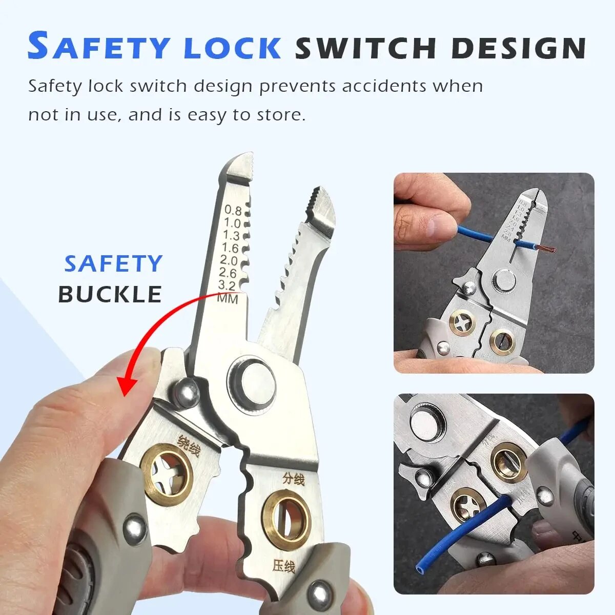 6 In 1 Wire Stripper Special W - огляд і ціна Automatic Wire Stripper Cutter