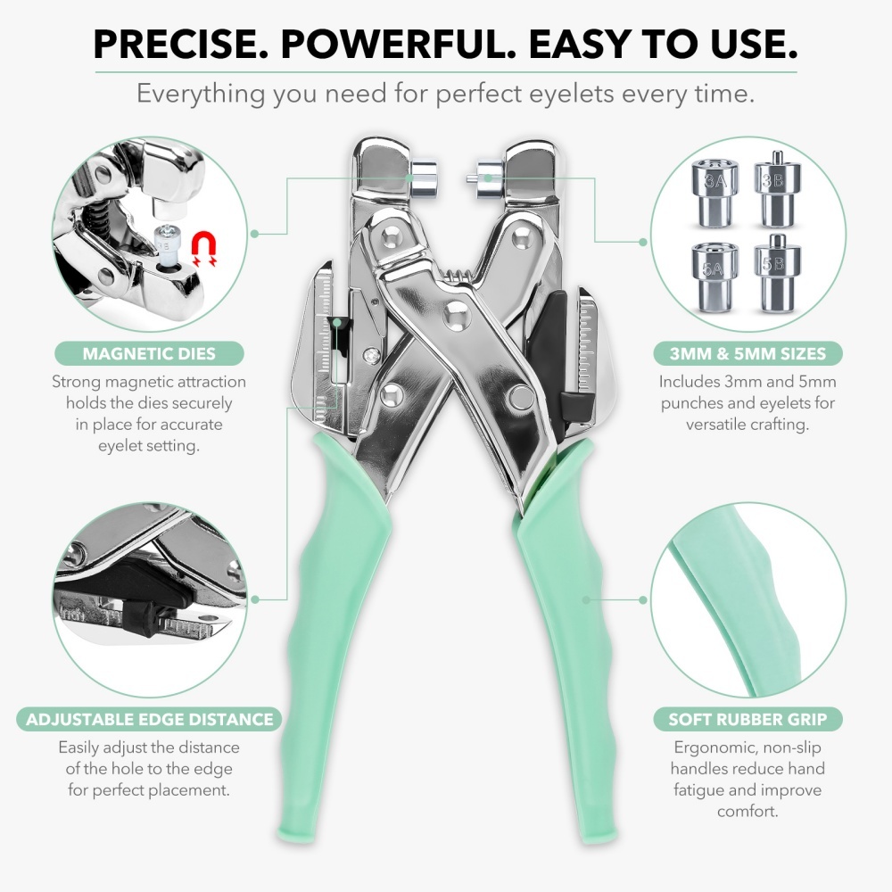 Grommet Tool Kit Handheld Hole - огляд і ціна Hand Tools