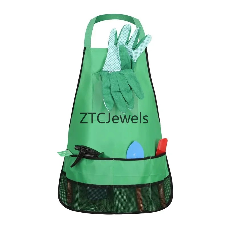 Kids Garden Apron Tool Set wit - огляд і ціна Garden Tools