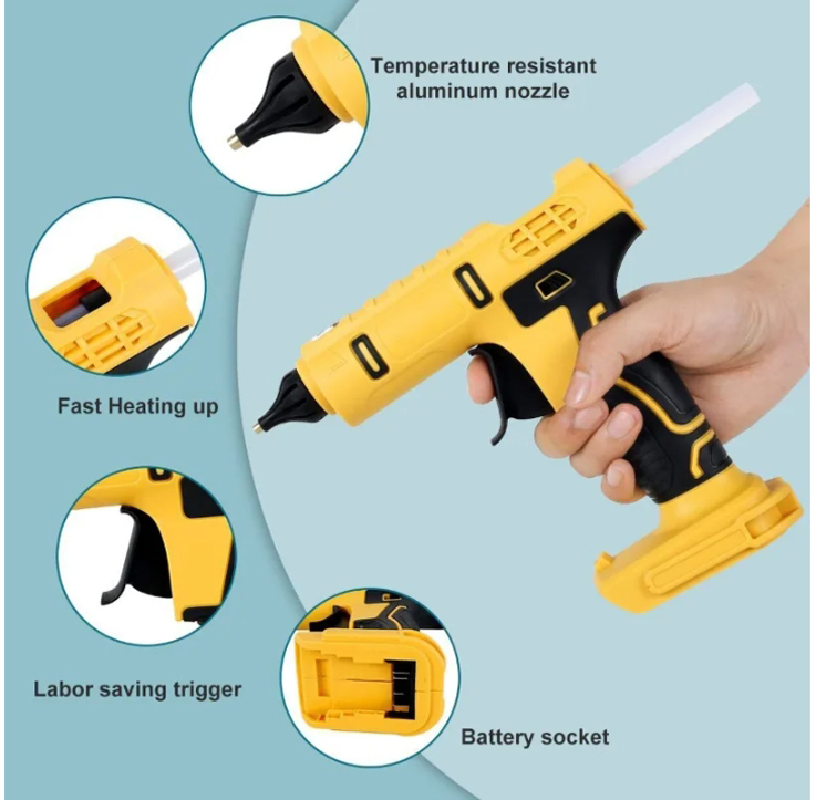 Cordless Electric Handheld Hot - огляд і ціна Hot Melt Glue Gun Cordless