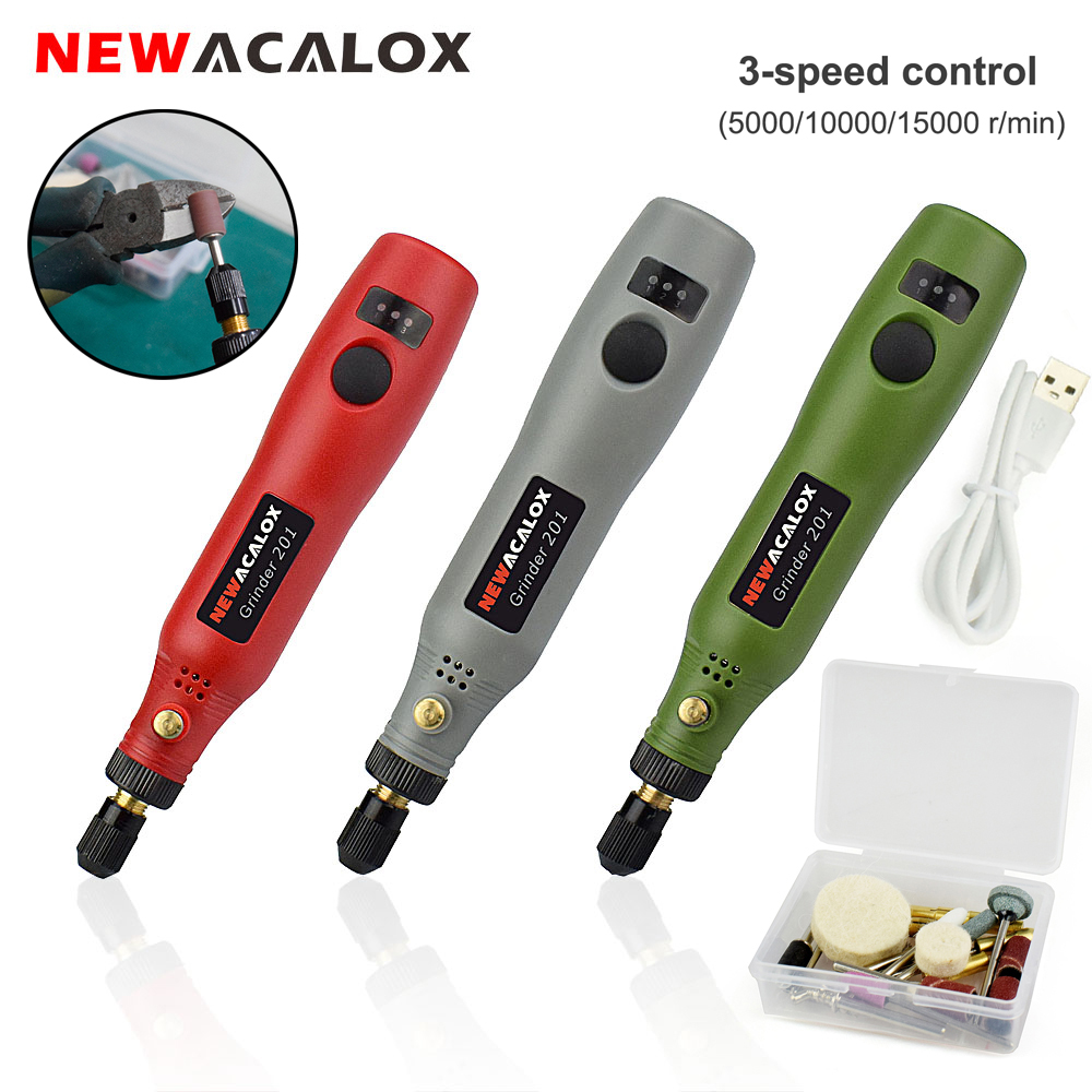 NEWACALOX Cordless Variable Sp - огляд і ціна Cordless Rotary Tool Kit Accessories