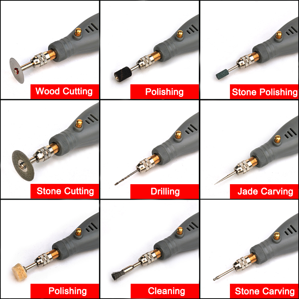 NEWACALOX Cordless Variable Sp - огляд і ціна Cordless Rotary Tool Kit Accessories