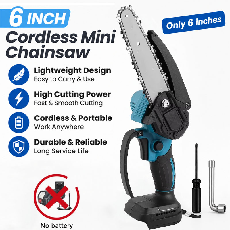 1700RPM Portable 6 Inch Mini C - огляд і ціна Mini Electric Chainsaw 6 Inch