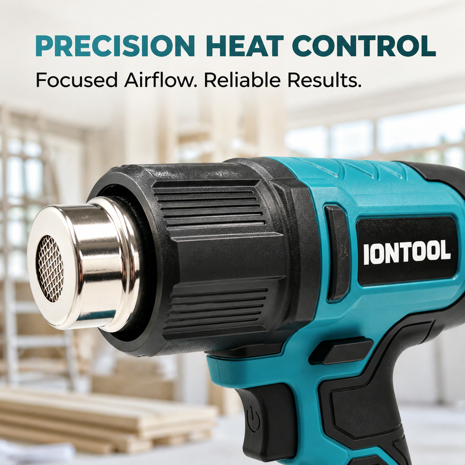 IONTOOL 250/500LPM 550℃ Cordle - огляд і ціна Cordless Heat Gun For Shrink Tubing