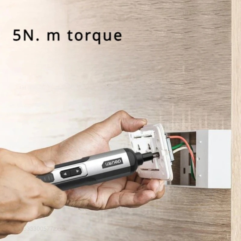 Deli 4V 3‑Speed Cordless Elect - огляд і ціна Electric Screwdriver Rechargeable Usb