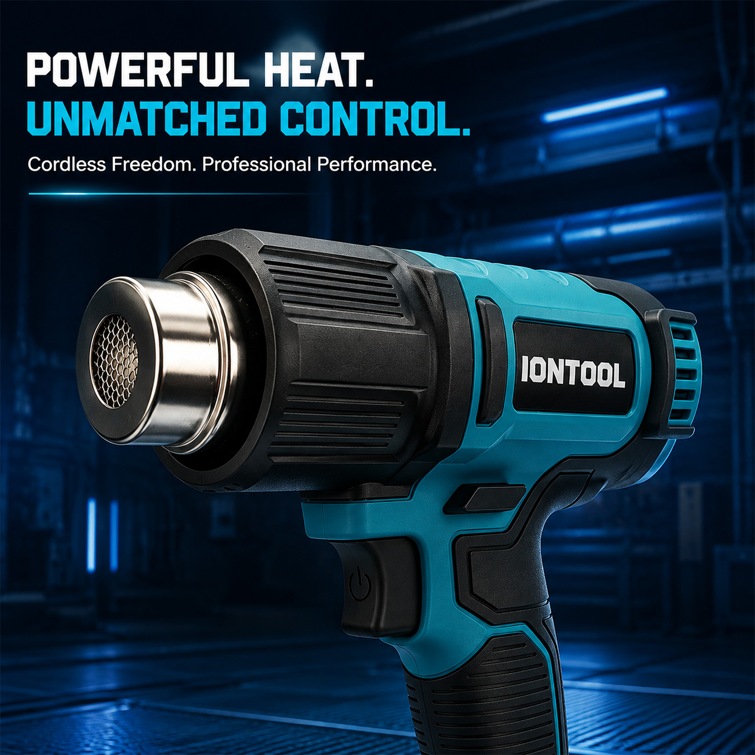 IONTOOL 550℃ 250/500LPM Cordle - огляд і ціна Cordless Heat Gun For Shrink Tubing