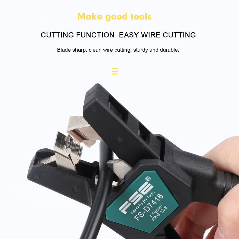 FSE-D7026 Cable Stripper - Pro - огляд і ціна Automatic Wire Stripper Cutter