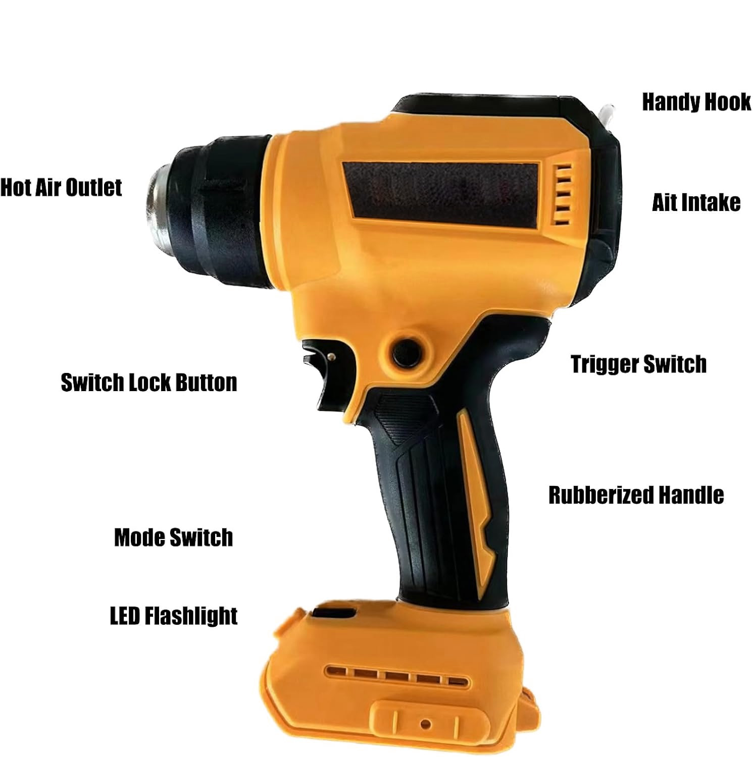 Cordless Heat Gun For Dewalt 1 - огляд і ціна Cordless Heat Gun For Shrink Tubing