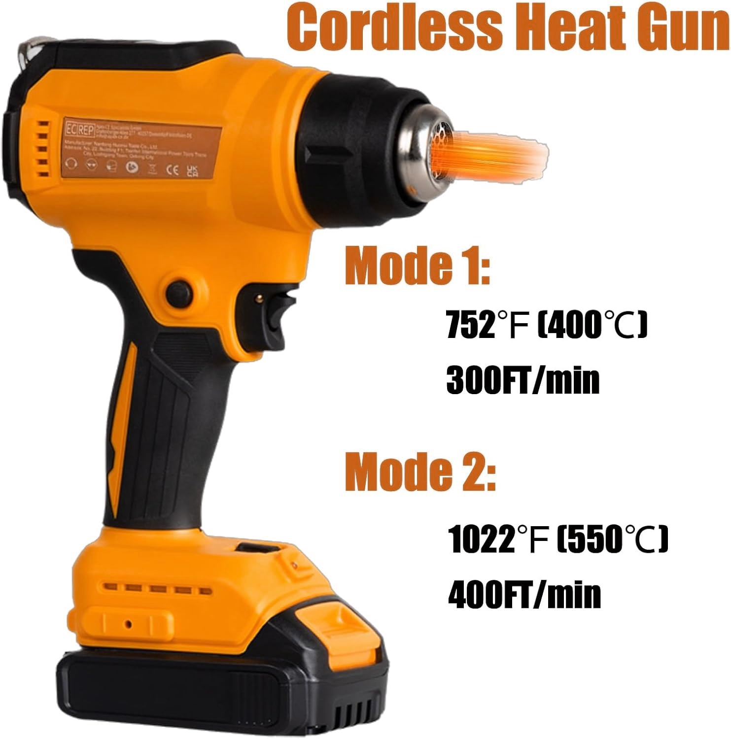 Cordless Heat Gun For Dewalt 1 - огляд і ціна Cordless Heat Gun For Shrink Tubing