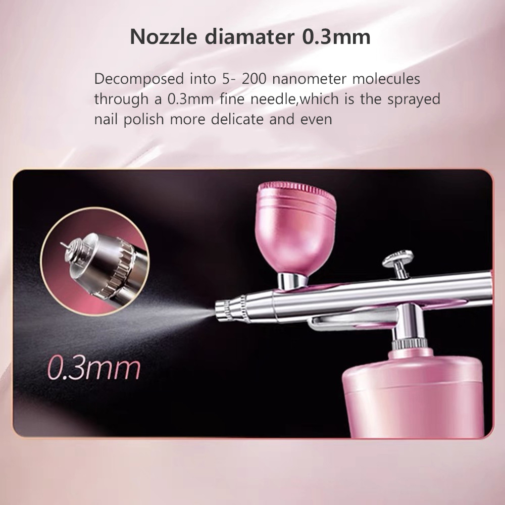 Pro Grade Airbrush Gun Head wi - огляд і ціна Airbrush Kit With Mini Compressor