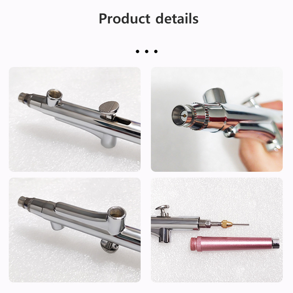Pro Grade Airbrush Gun Head wi - огляд і ціна Airbrush Kit With Mini Compressor