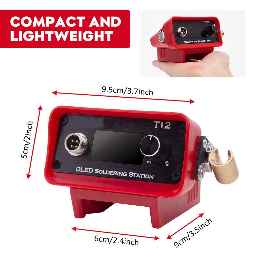 OLED T12 Soldering Iron Statio - огляд і ціна Digital Soldering Station T12