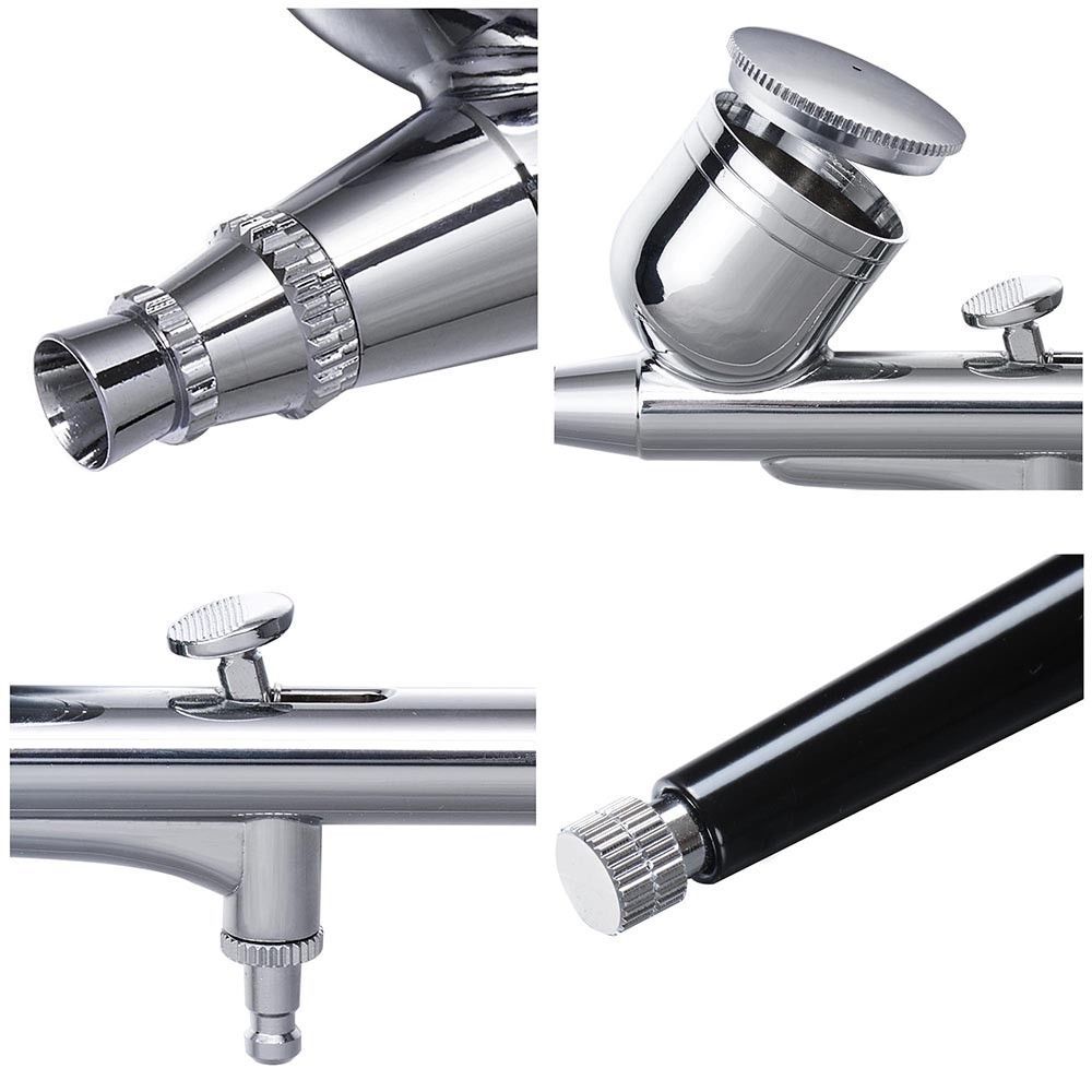 Gravity Dual-action Mini Airbr - огляд і ціна Airbrush Kit With Mini Compressor