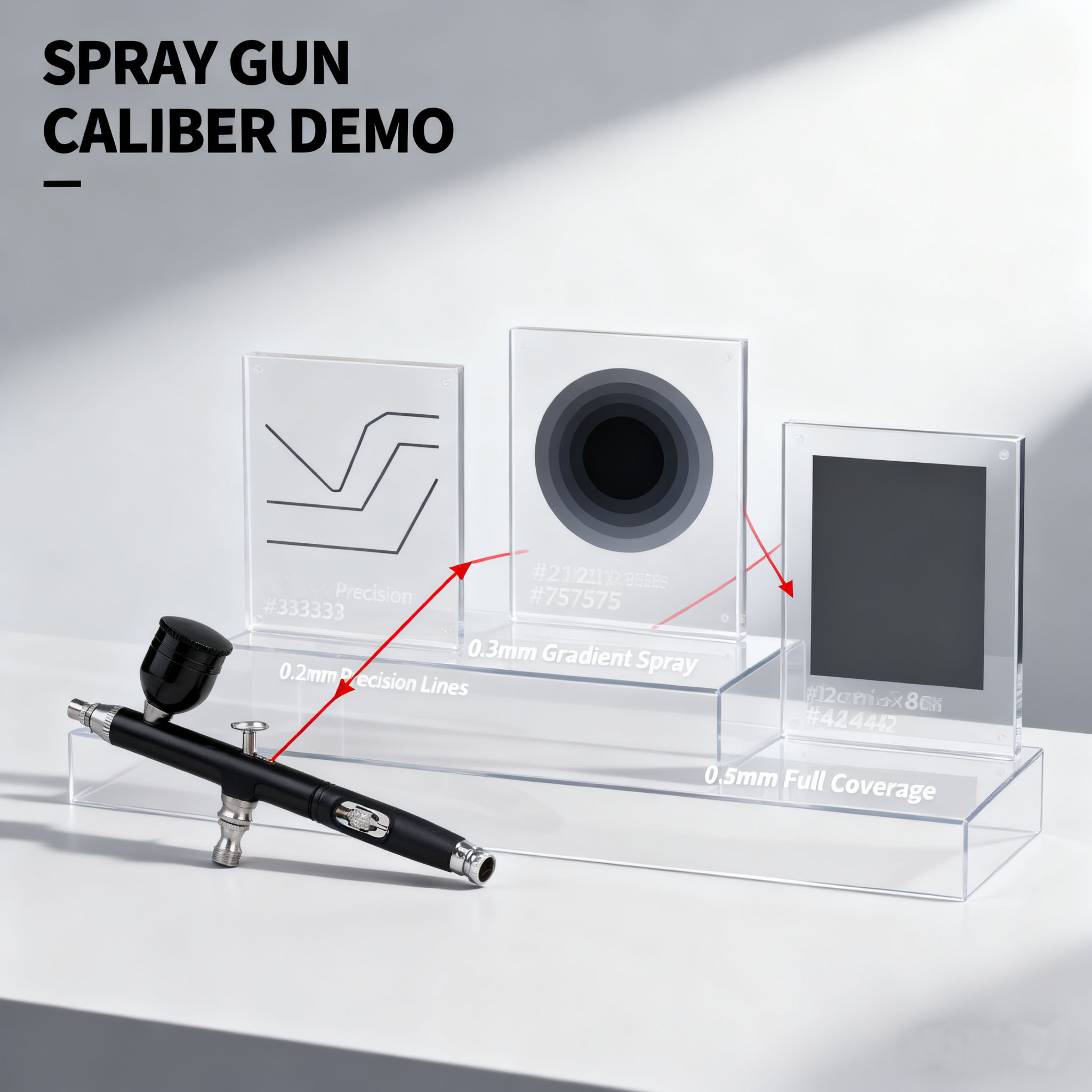 0.3mm Dual Action Airbrush 7cc - огляд і ціна Airbrush Kit With Mini Compressor