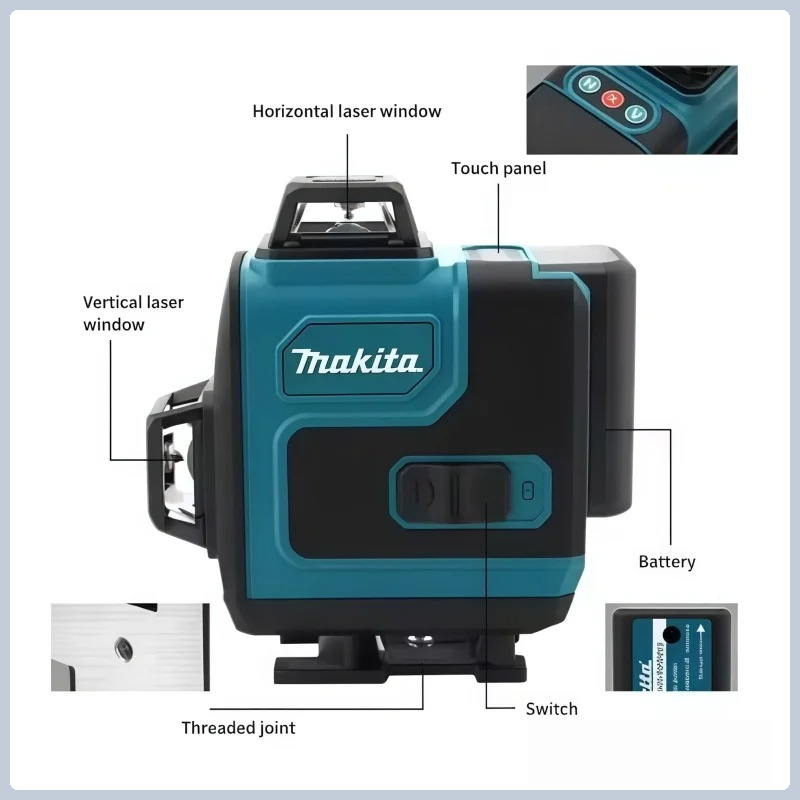 Original Makita Safe Multi-pro - огляд і ціна Laser Level 16 Lines 4D Green