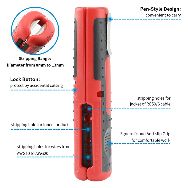 Multifunctional Cable Wire Str - огляд і ціна Automatic Wire Stripper Cutter