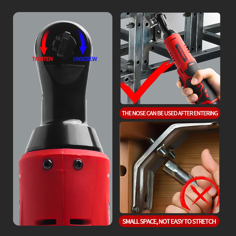 LYUWO 3/8 Rechargeable Electri - огляд і ціна Electric Screwdriver Rechargeable Usb