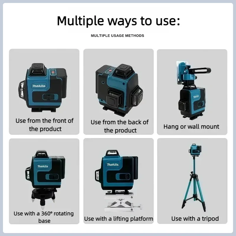 4.0Ah Max Makita 40V Battery M - огляд і ціна Laser Level 16 Lines 4D Green